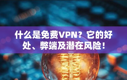 什么是免费VPN?它的好处、弊端及潜在风险! 什么是免费VPN?它的好处、弊端及潜在风险!