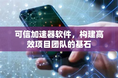 可信加速器软件，构建高效项目团队的基石
