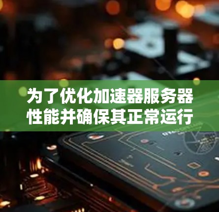 为了优化加速器服务器性能并确保其正常运行，可以使用加速器服务器维护服务。以下是一步步的使用方法