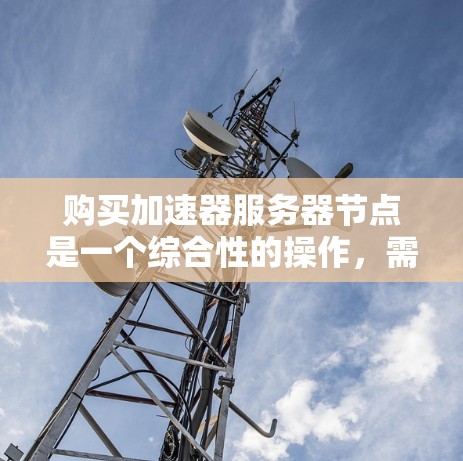 购买加速器服务器节点是一个综合性的操作，需要考虑多个因素。以下是一个清晰的指南，帮助您顺利进行
