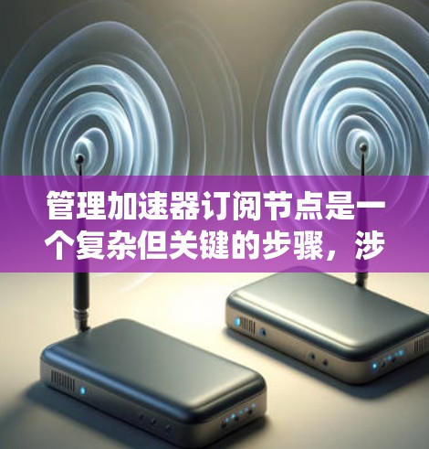 管理加速器订阅节点是一个复杂但关键的步骤，涉及节点的配置、管理以及定期更新。以下是一个结构化的指南，帮助您系统地管理加速器订阅节点